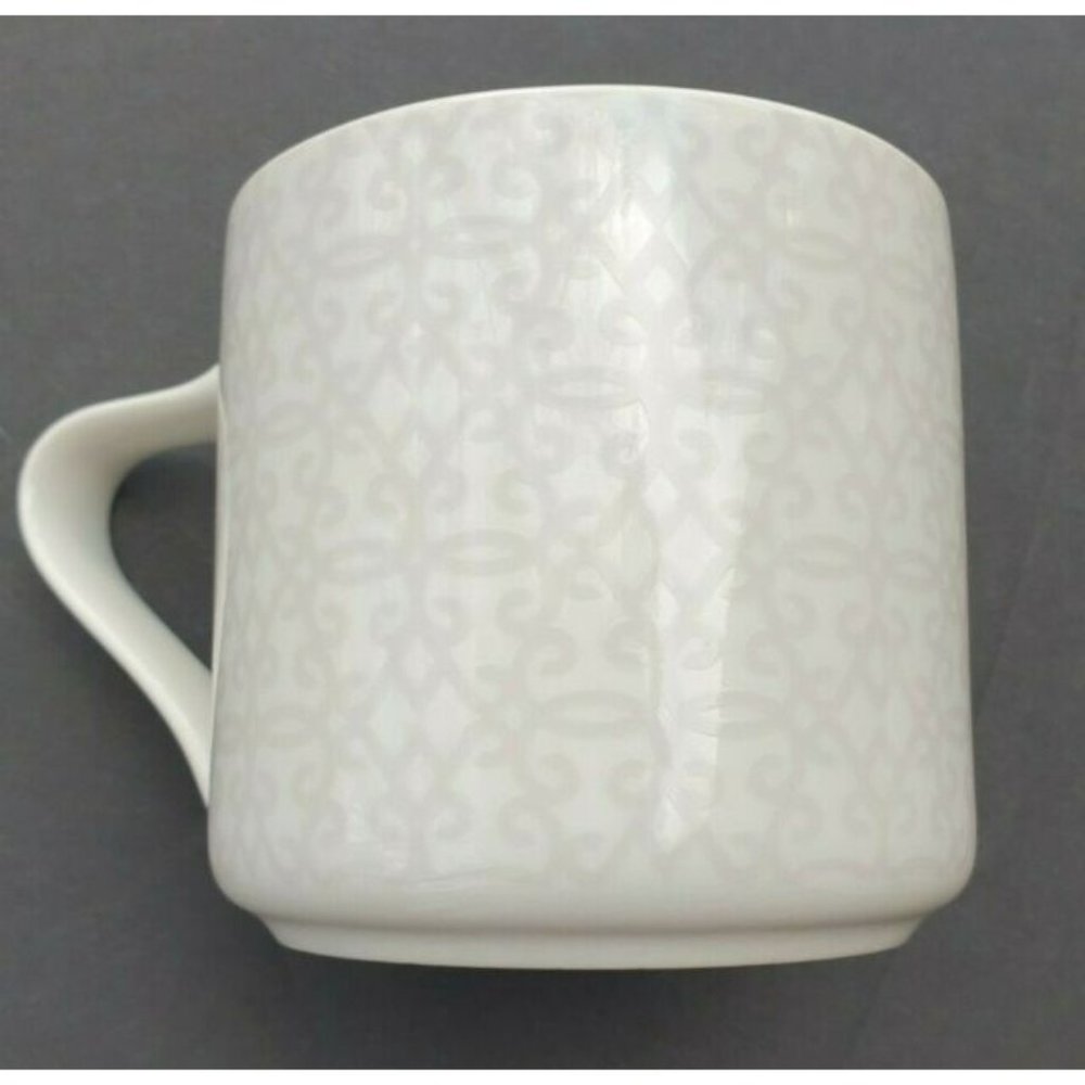 Starbucks Coffee Mug 2014 Lace Fleur De Lis